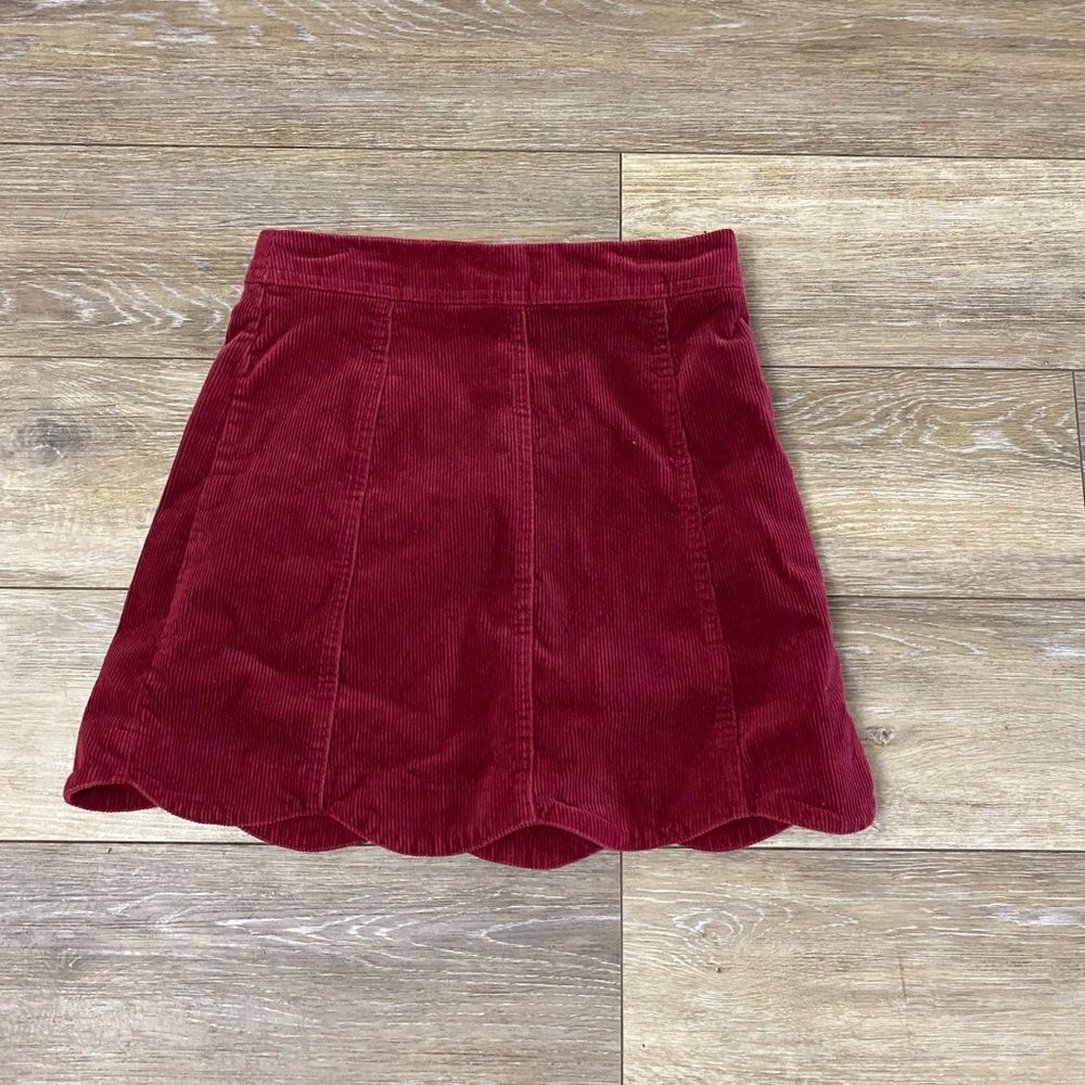 Altard state corduroy scalloped skirt - Picture 2 of 8